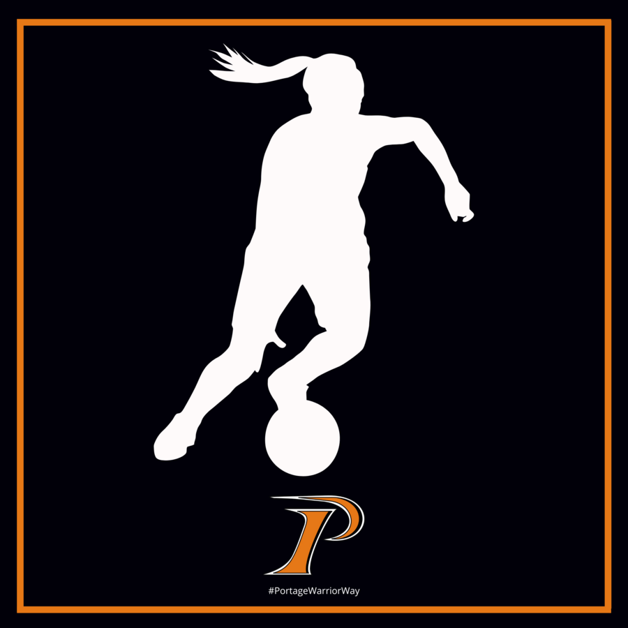 Girls soccer graphic