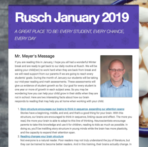 January Newsletter