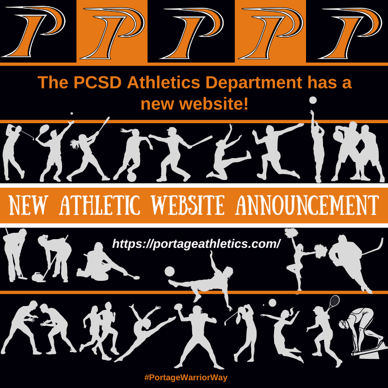 New Athletic Website Announcement Graphic