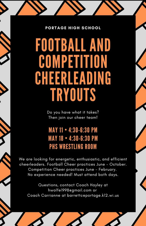 2023/2024 High School Cheer Tryout Information