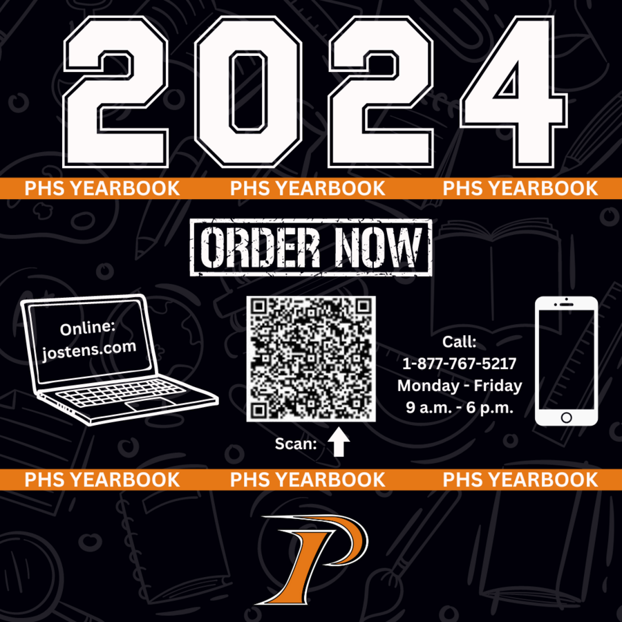 2024 PHS Yearbook Order Now Graphic