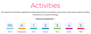 math activities by grade